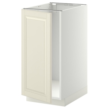 METOD Напольный шкаф п/мойку/сорт мусора, белый / Bodbyn белый с оттенком, 40x60 см