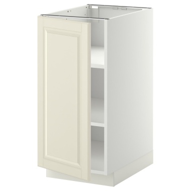 METOD Напольный шкаф с полками, белый / Bodbyn белый с оттенком, 40x60 см