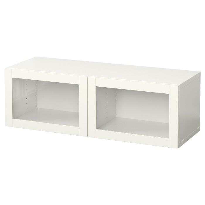 BESTÅ БЕСТО Настінна комбінація шаф, білий/СІНДВІК білий, 120x42x38 см