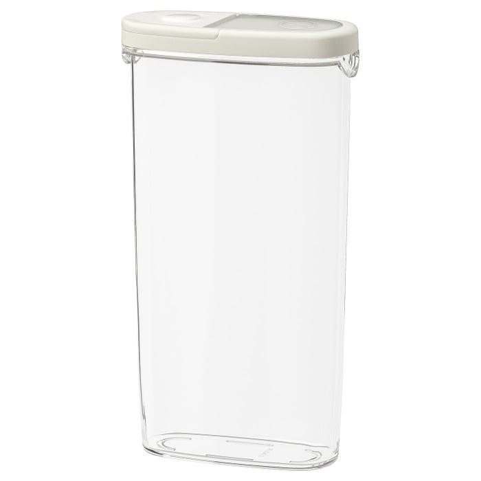 IKEA 365+ Контейнер+крышка д/сухих продуктов, прозрачный/белый