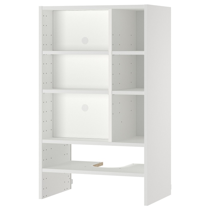 METOD МЕТОД Карк навісн шафи для вбудов витяжки, білий, 60x37x100 см