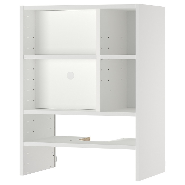 METOD МЕТОД Карк навісн шафи для вбудов витяжки, білий, 60x37x80 см