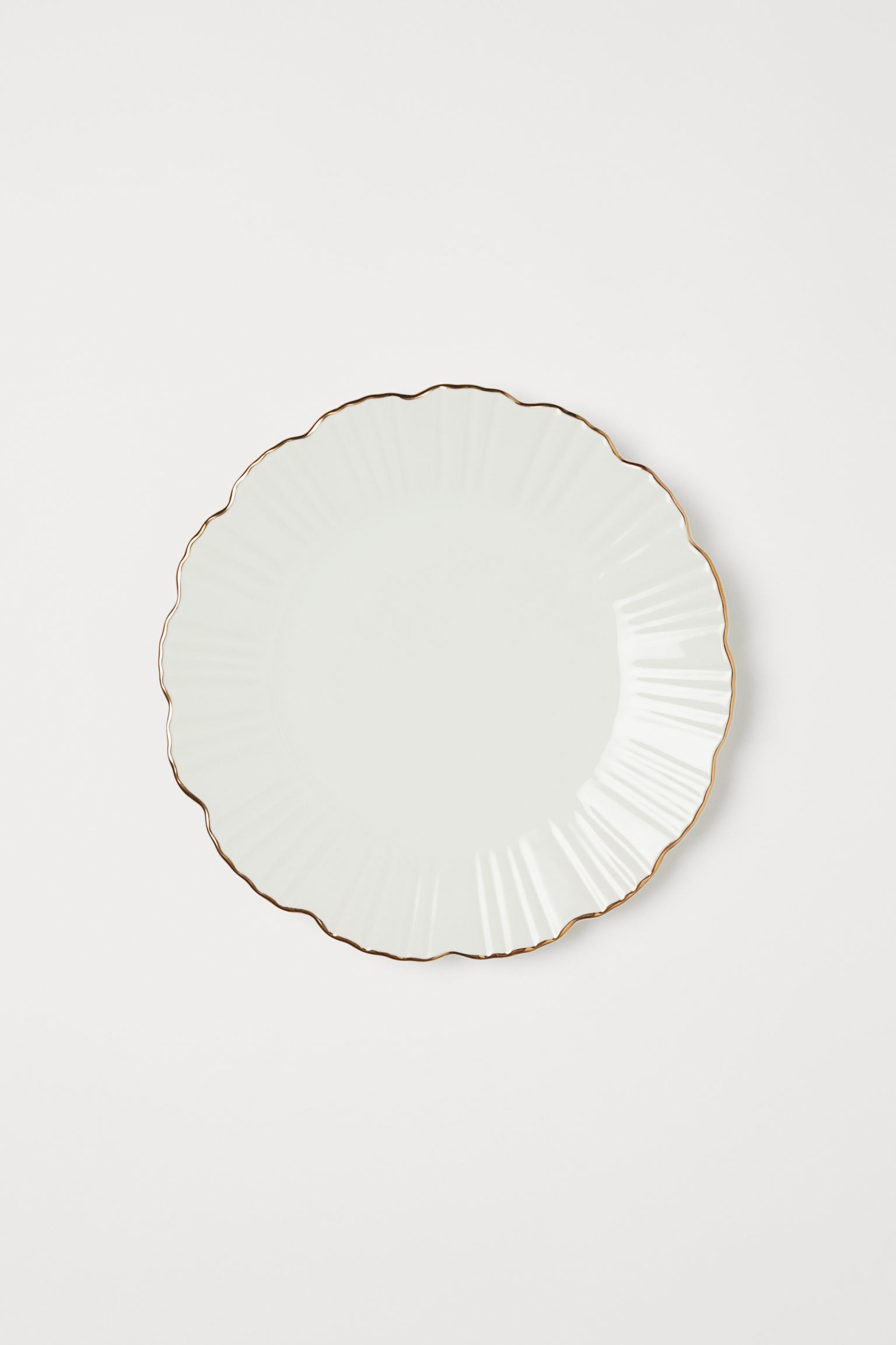Фарфоровая тарелка, Белый