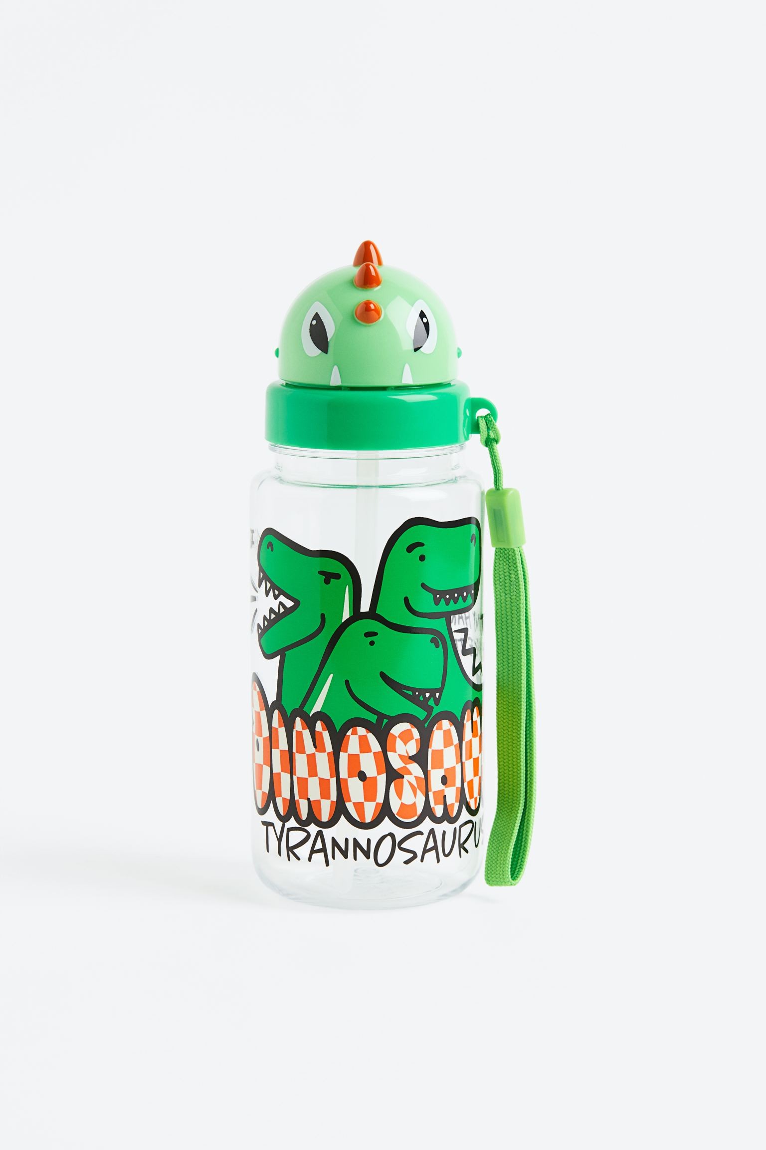 Бутылка, Зеленый/Динозавр