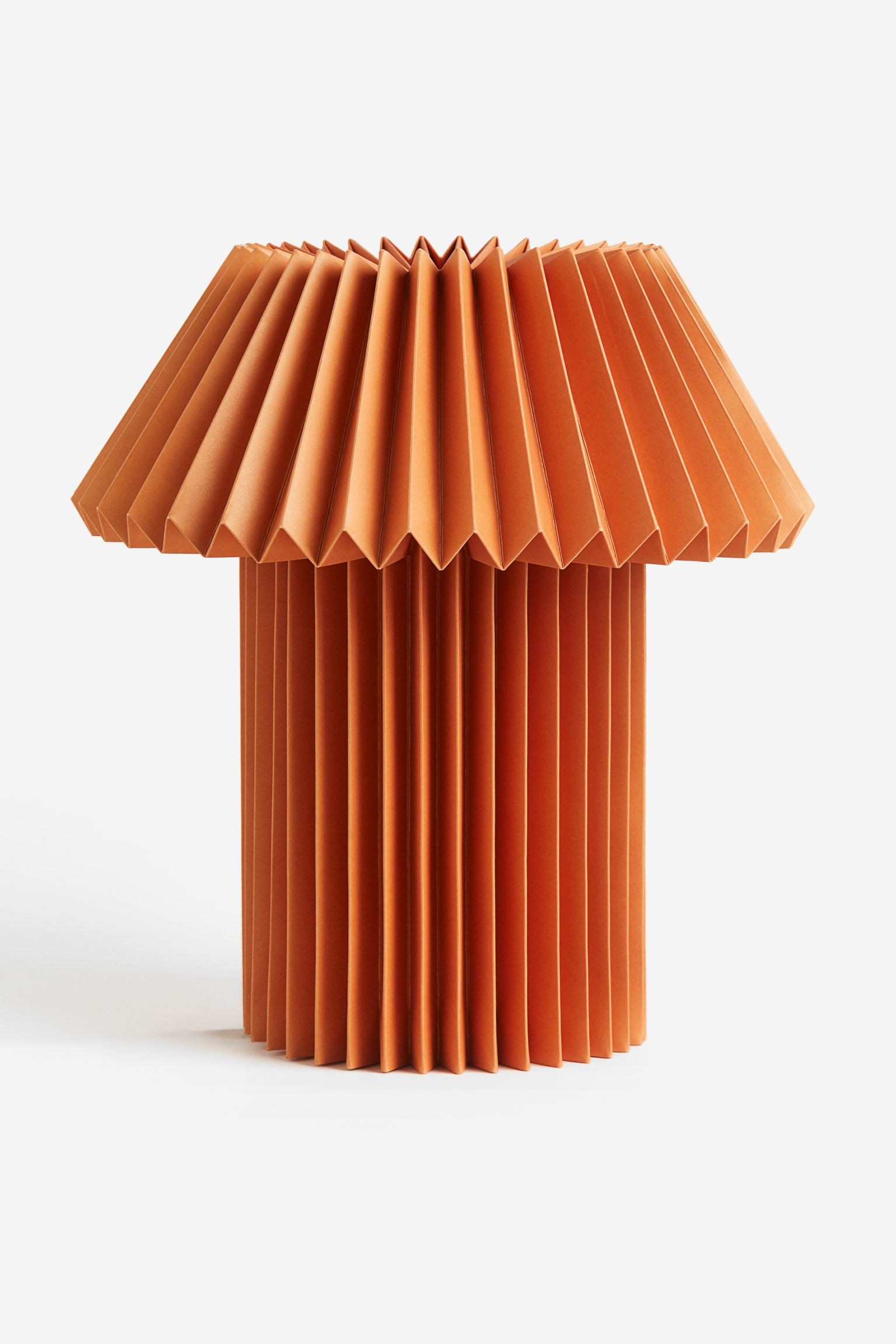 Настольная лампа из бумаги, Апельсин