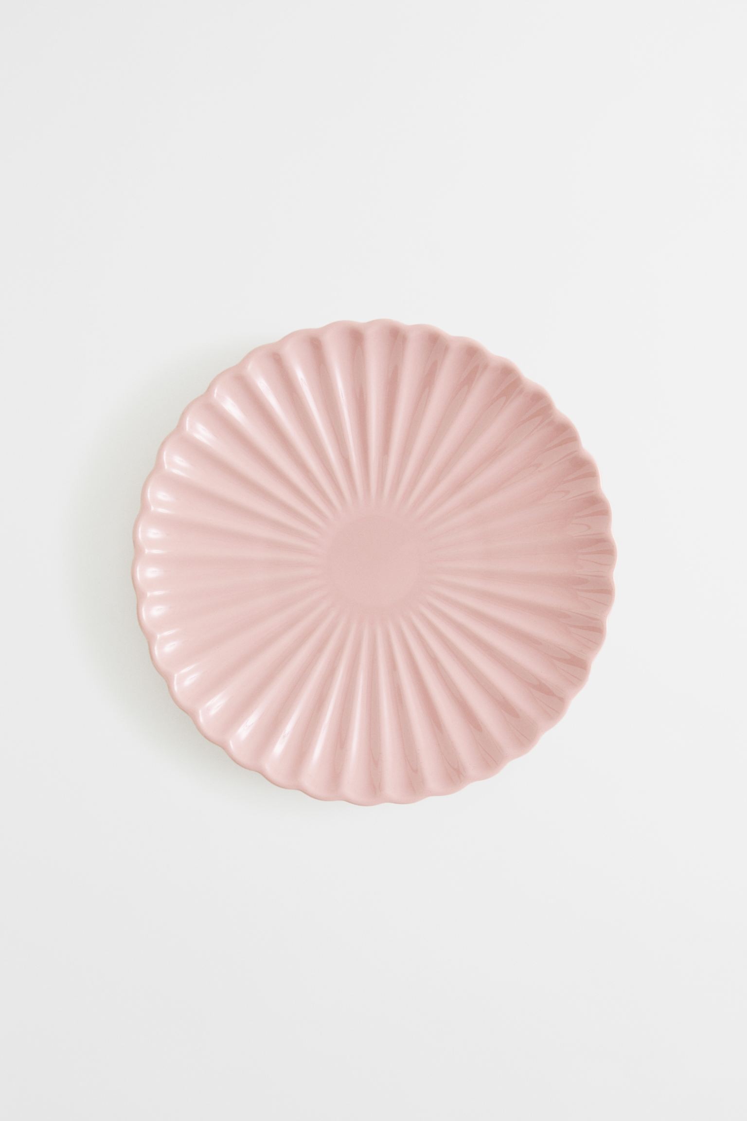 Фарфоровая тарелка, Розовый