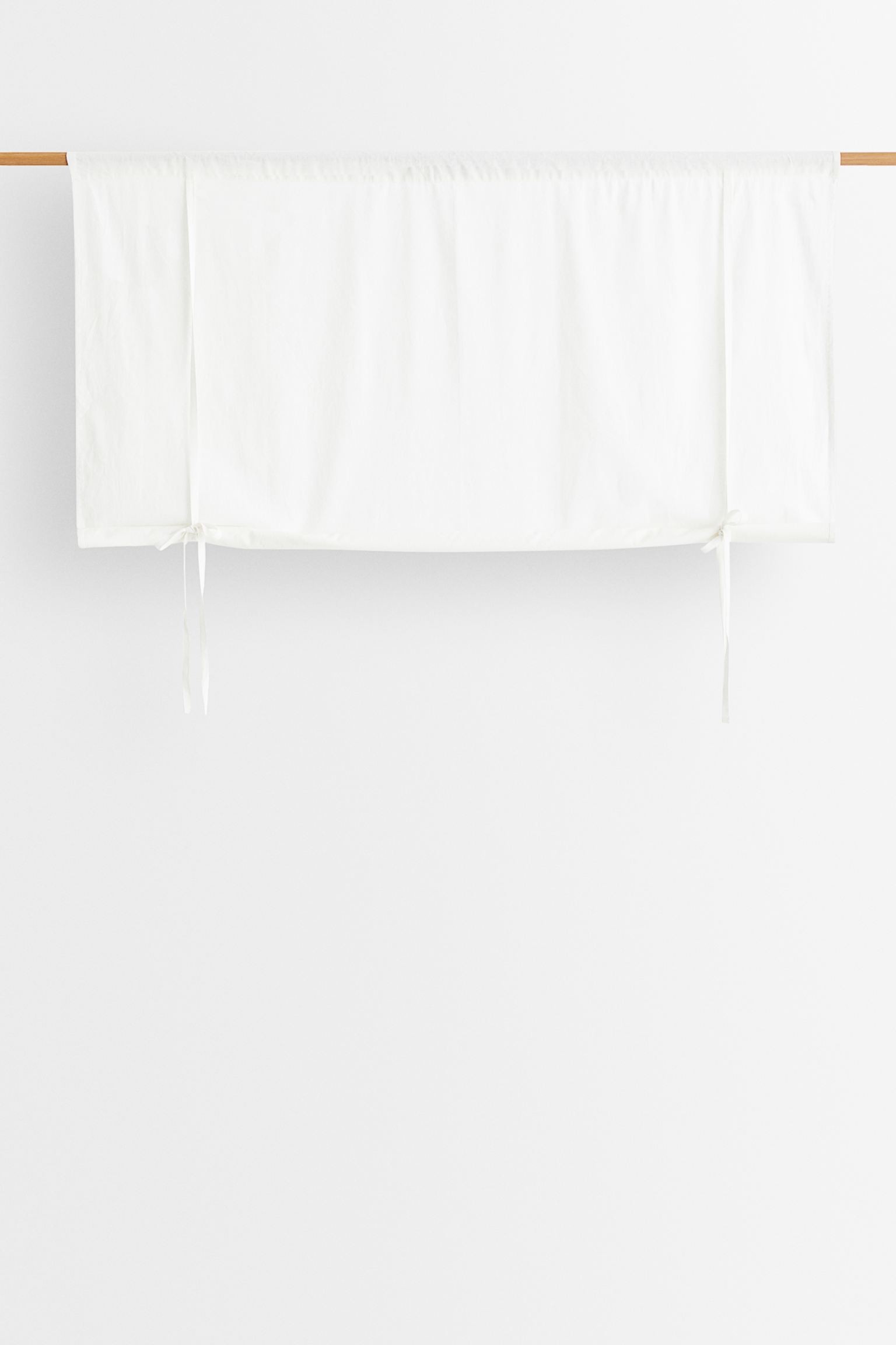 Рулонная штора со льном, Белый, Разные размеры