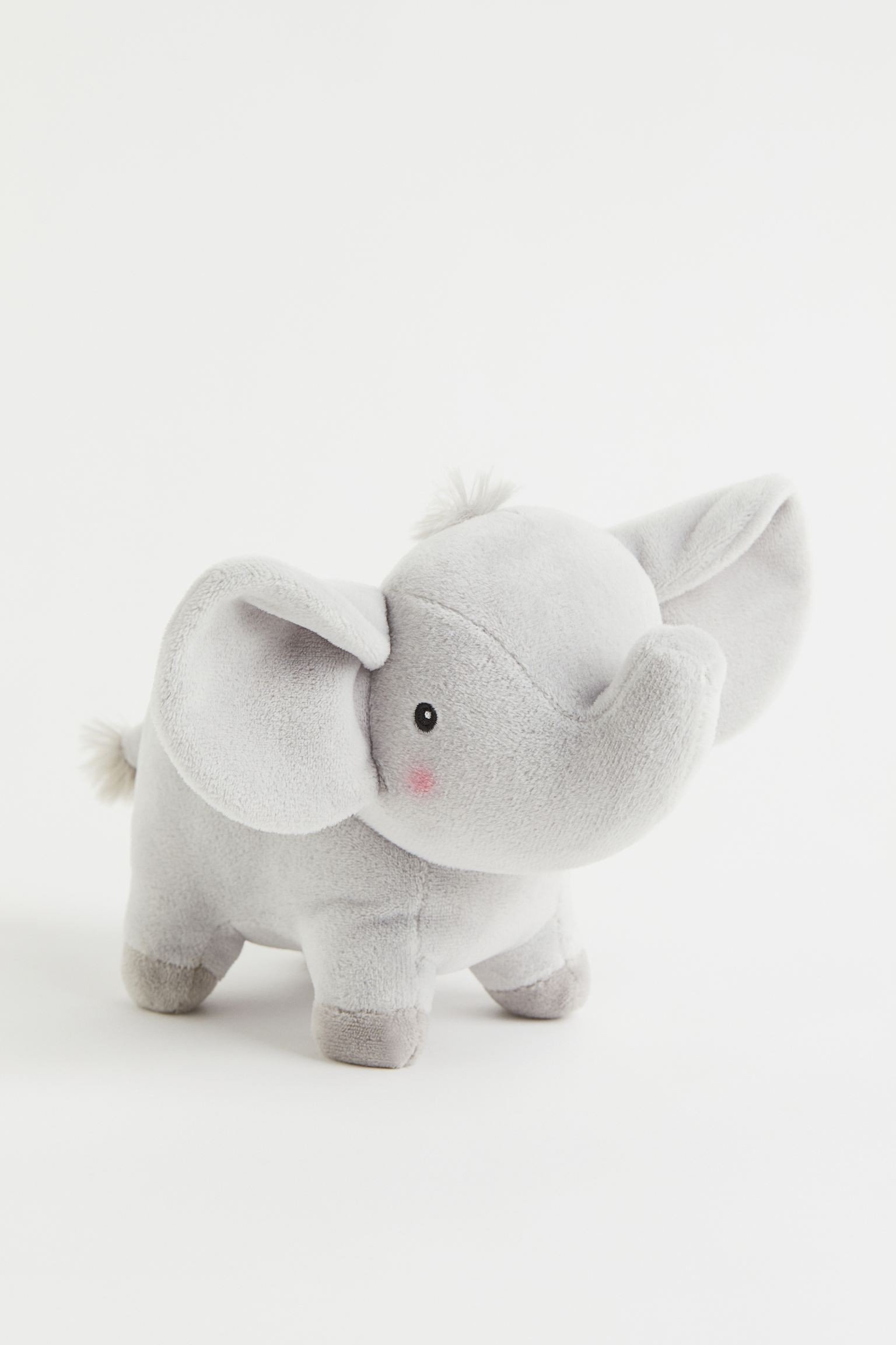 Мягкая игрушка, Светло-серый/Слон