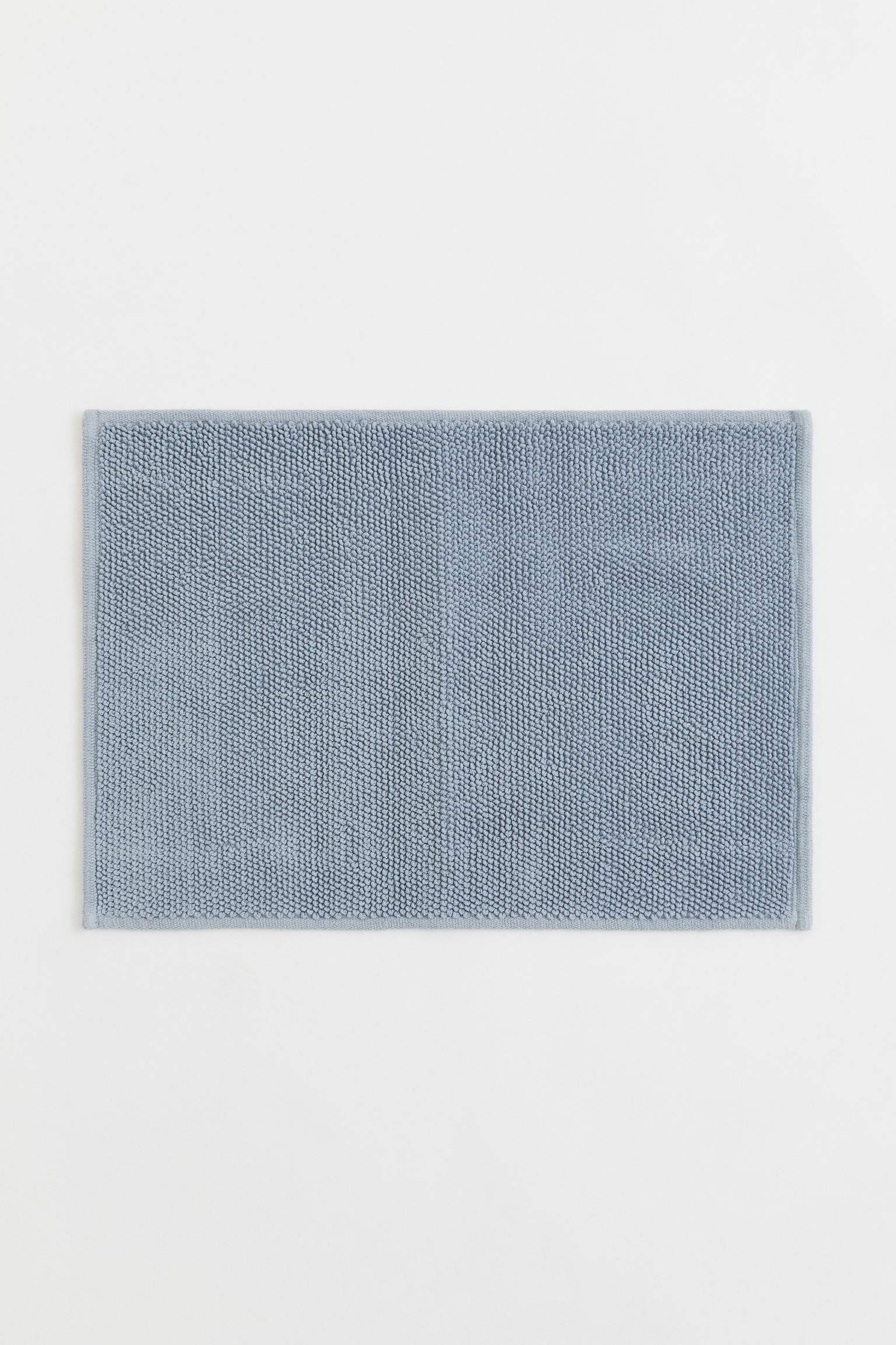 Хлопковый коврик для ванной, Светло-синий, 50x70