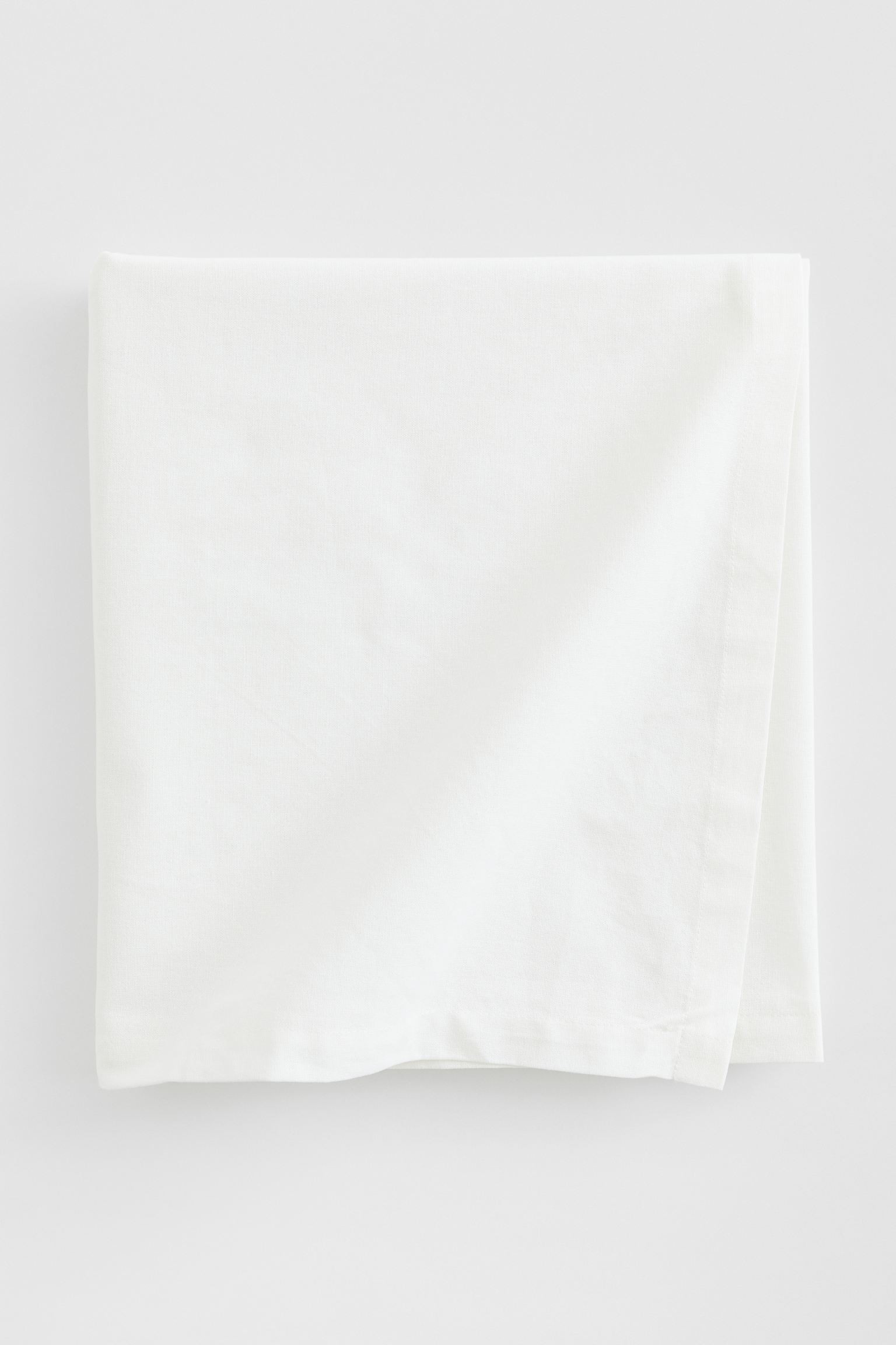Хлопковая скатерть, Белый, 140x180