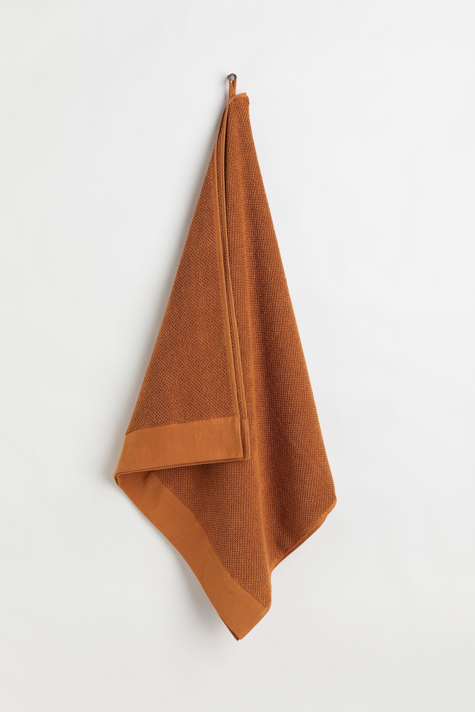 Махровое банное полотенце, Коньяк коричневый, 70x140