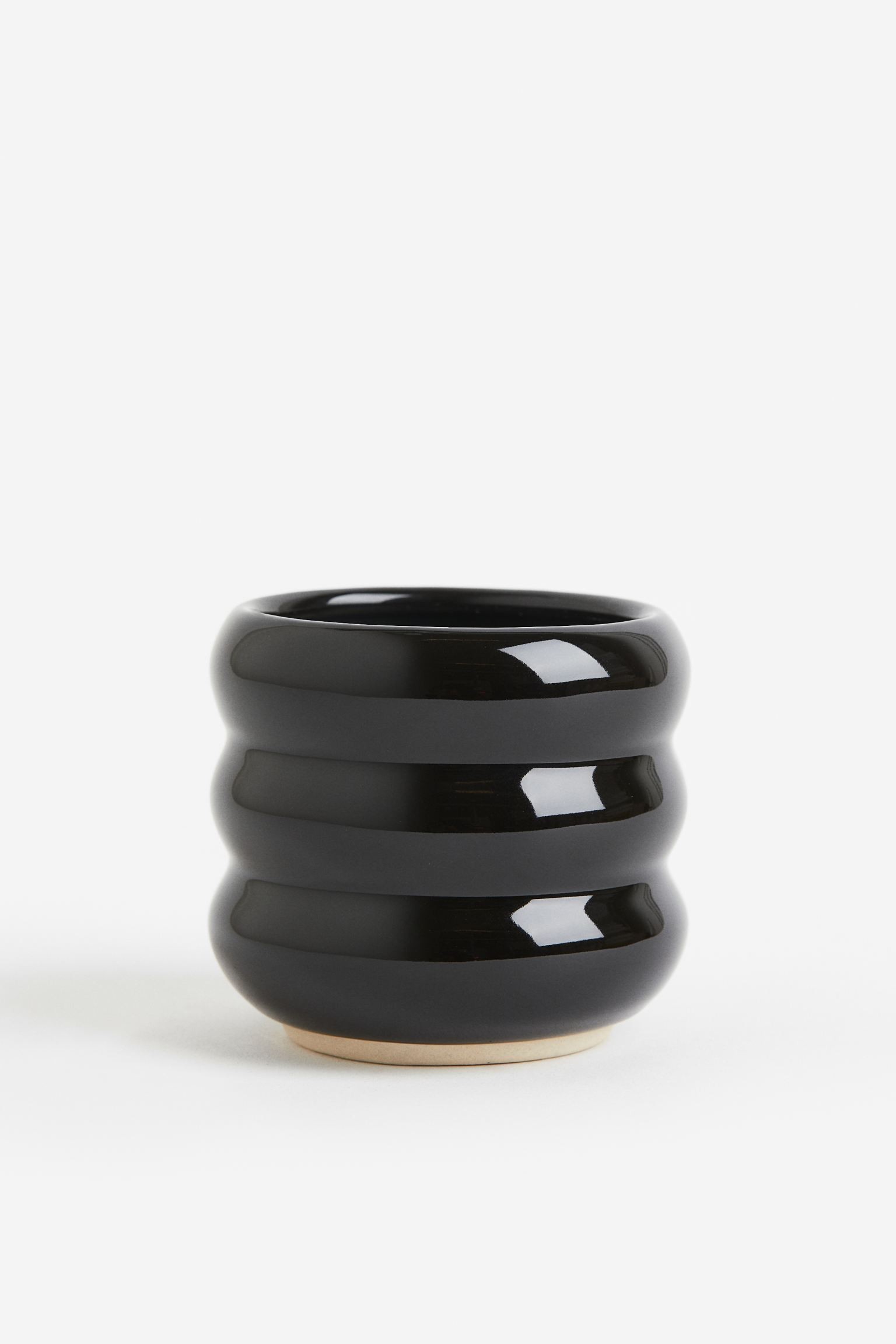 Ароматическая свеча в керамическом контейнере, Черный/Успокаивающий бергамот