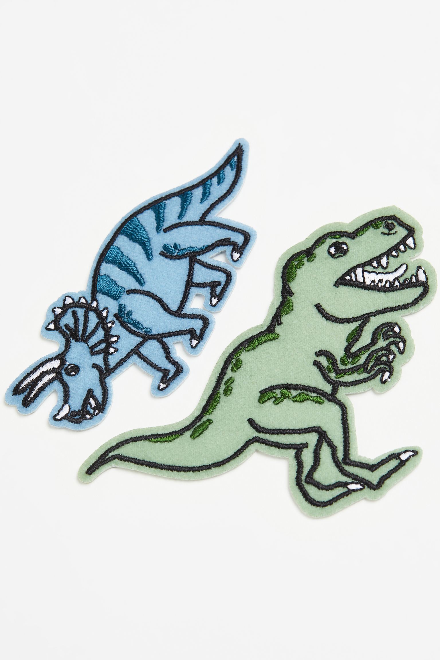 Нашивки с изображением динозавров, Зеленый/Динозавры