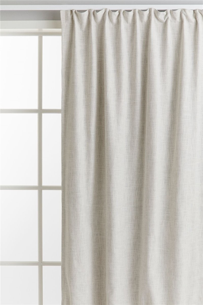 Плотные шторы 1 шт., Белый, 250x300