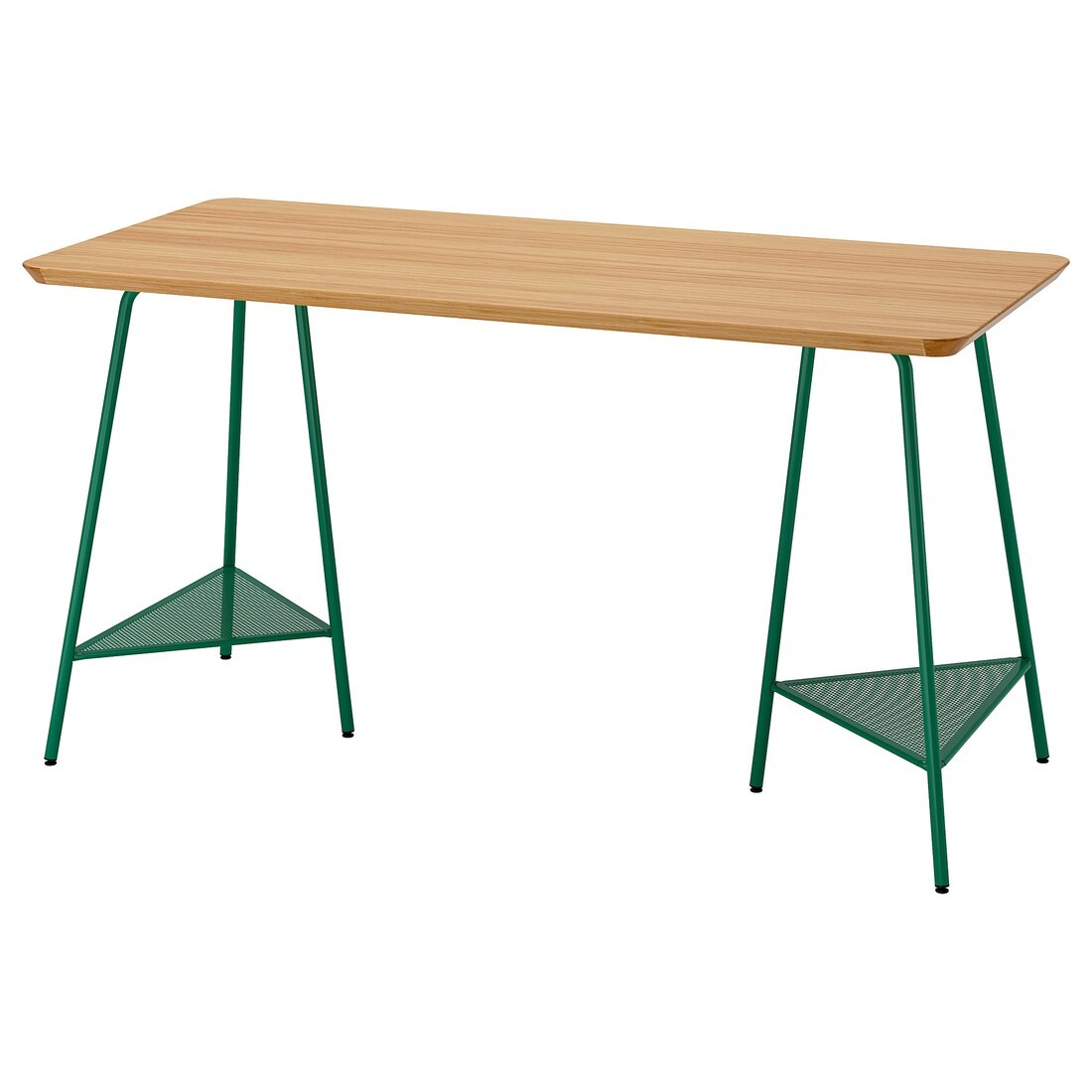 ANFALLARE АНФАЛЛАРЕ / TILLSLAG ТИЛЛЬСЛАГ Письменный стол, бамбук / зеленый, 140x65 см