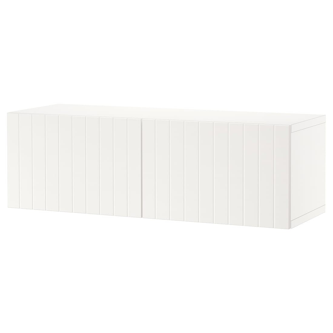 BESTÅ БЕСТО Комбинация настенных шкафов, белый / Sutterviken белый, 120x42x38 см