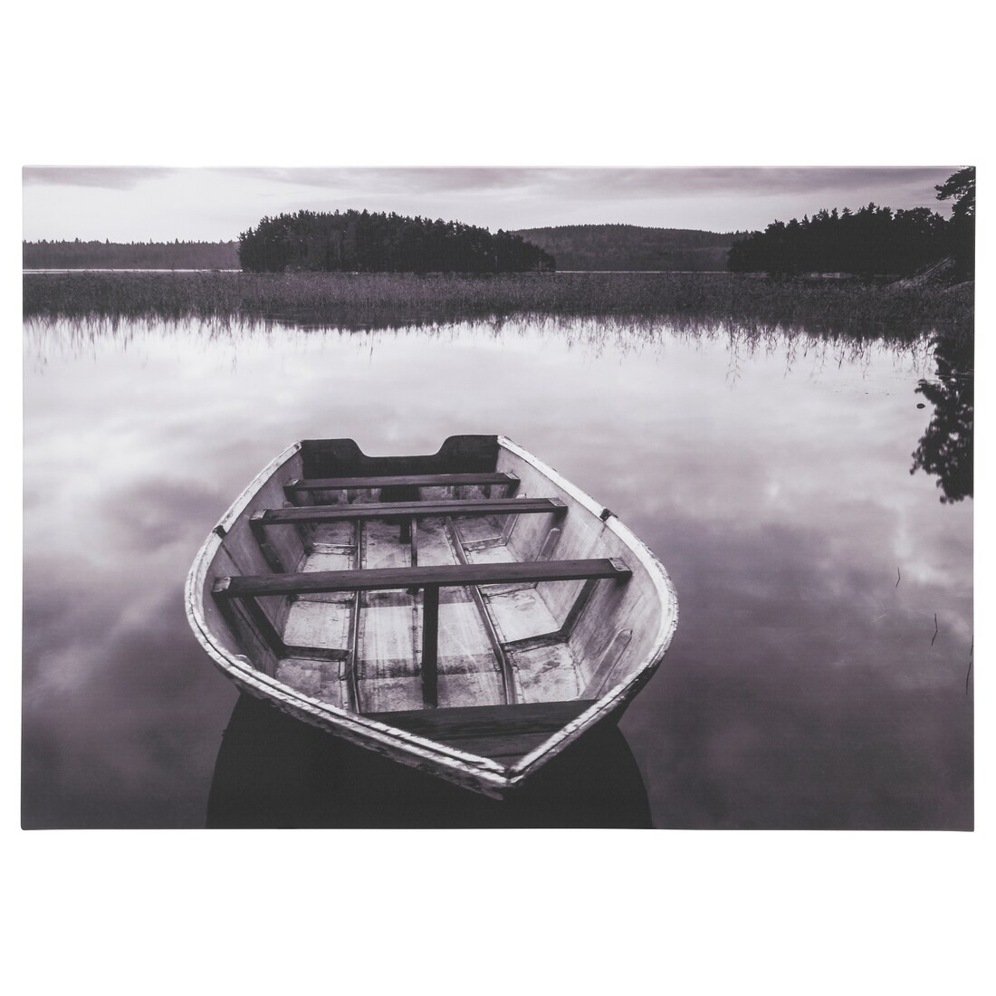 BILD БИЛЬД Постер, Лодка на озере Finnsjön, 91x61 cм