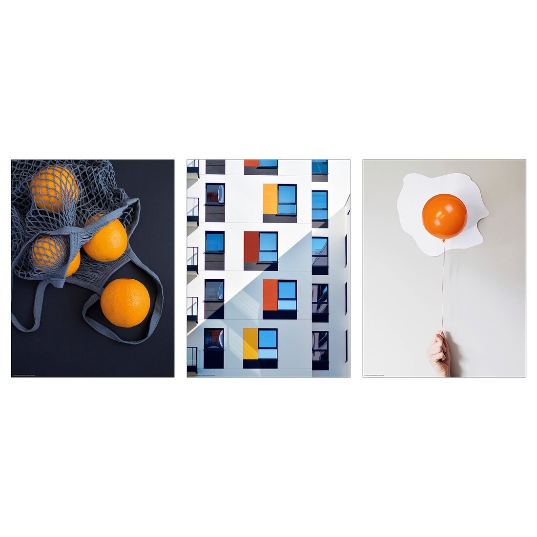 BILD Постер, апельсины в сетке, 30x40 см
