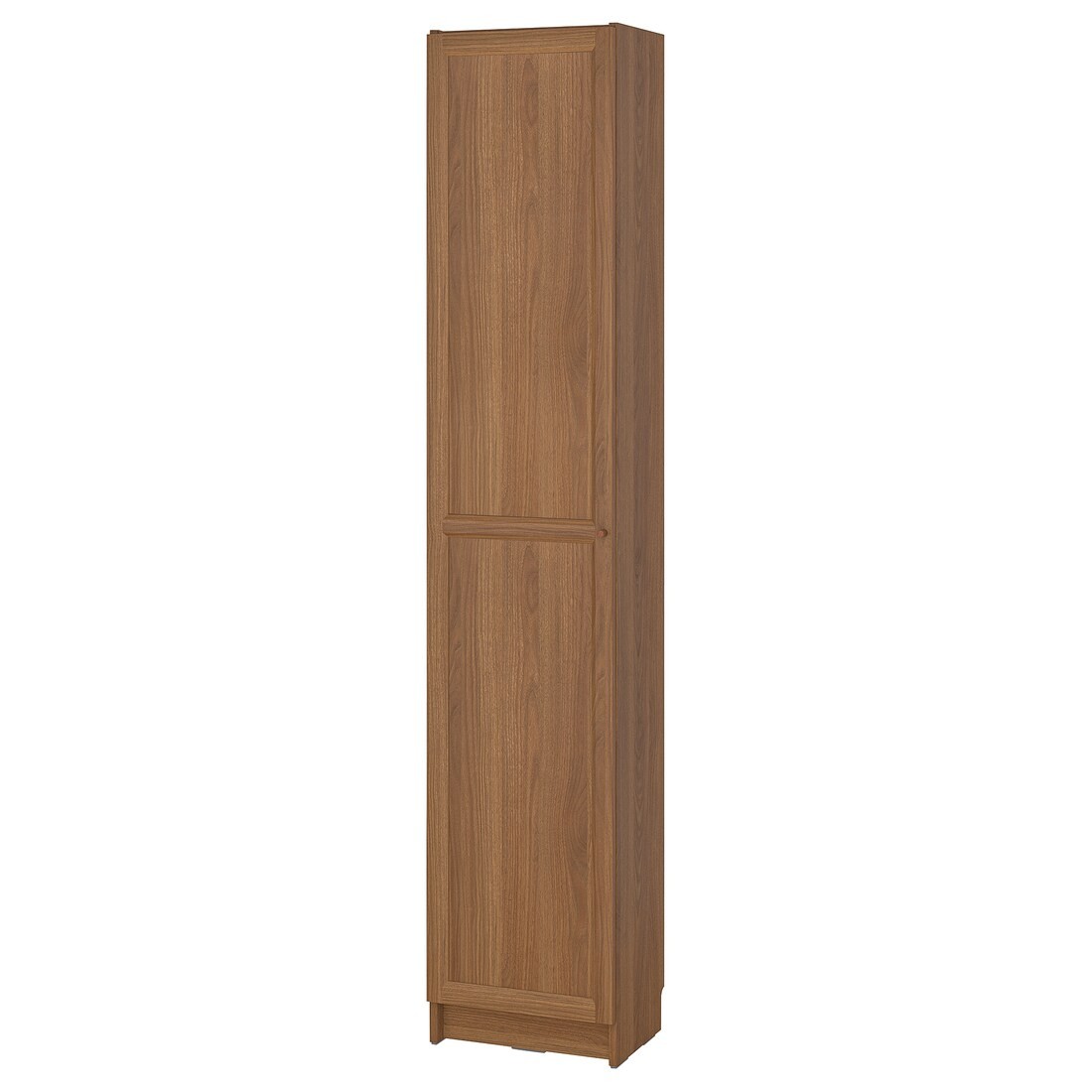 BILLY / OXBERG Стеллаж с дверями, коричневый орех, 40x30x202 см