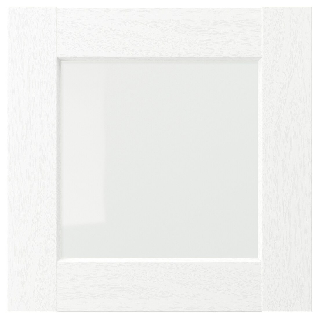 ENKÖPING Стеклянная дверь, белый имитация дерева, 40x40 см