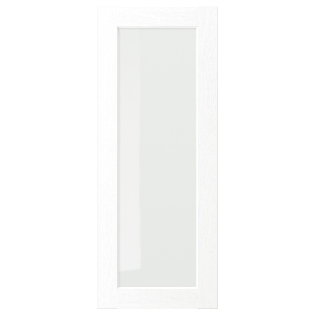 ENKÖPING Стеклянная дверь, белый имитация дерева, 40x100 см
