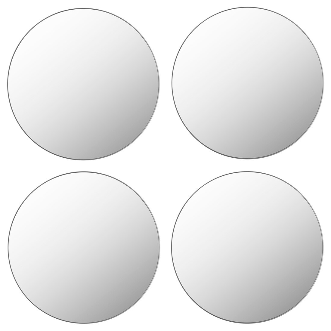 FÄRGEK Декоративное зеркало, серый, 20 см