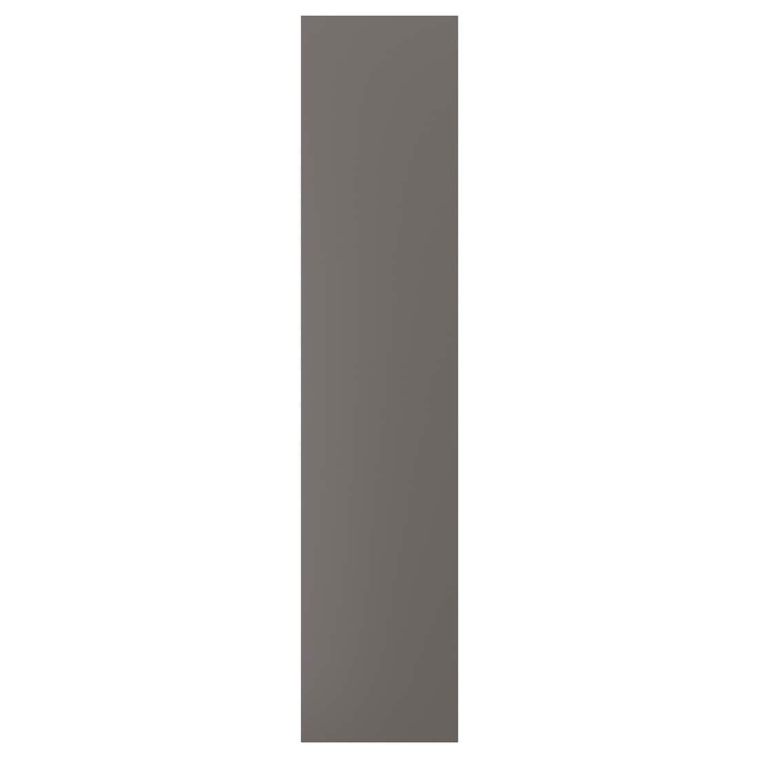 FORSAND ФОРСАНД Двери с петлями, темно-серый, 50x229 см