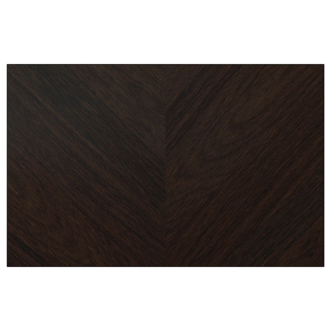 HEDEVIKEN ХЕДЕВИКЕН Дверь / фронтальная панель ящика, шпон дуба, темно-коричневая морилка, 60x38 см