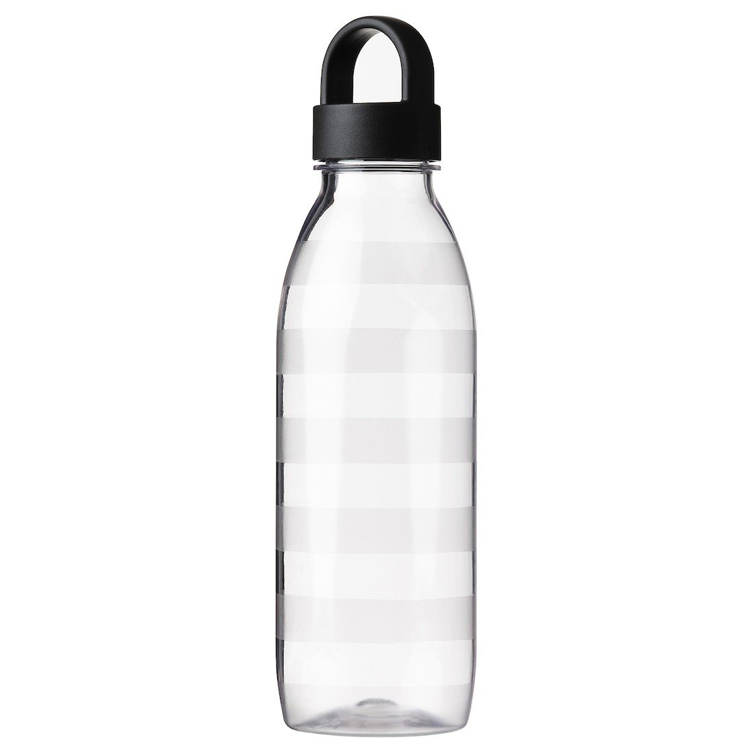 IKEA 365+ ИКЕА/365+ Бутылка для воды, в полоски / темно-серый, 0.7 л