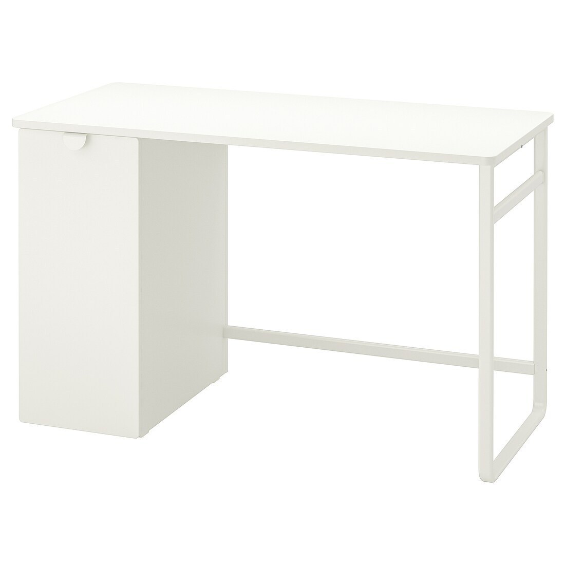 LÄRANDE Рабочий стол с выдвижным шкафом, белый, 120х58 см