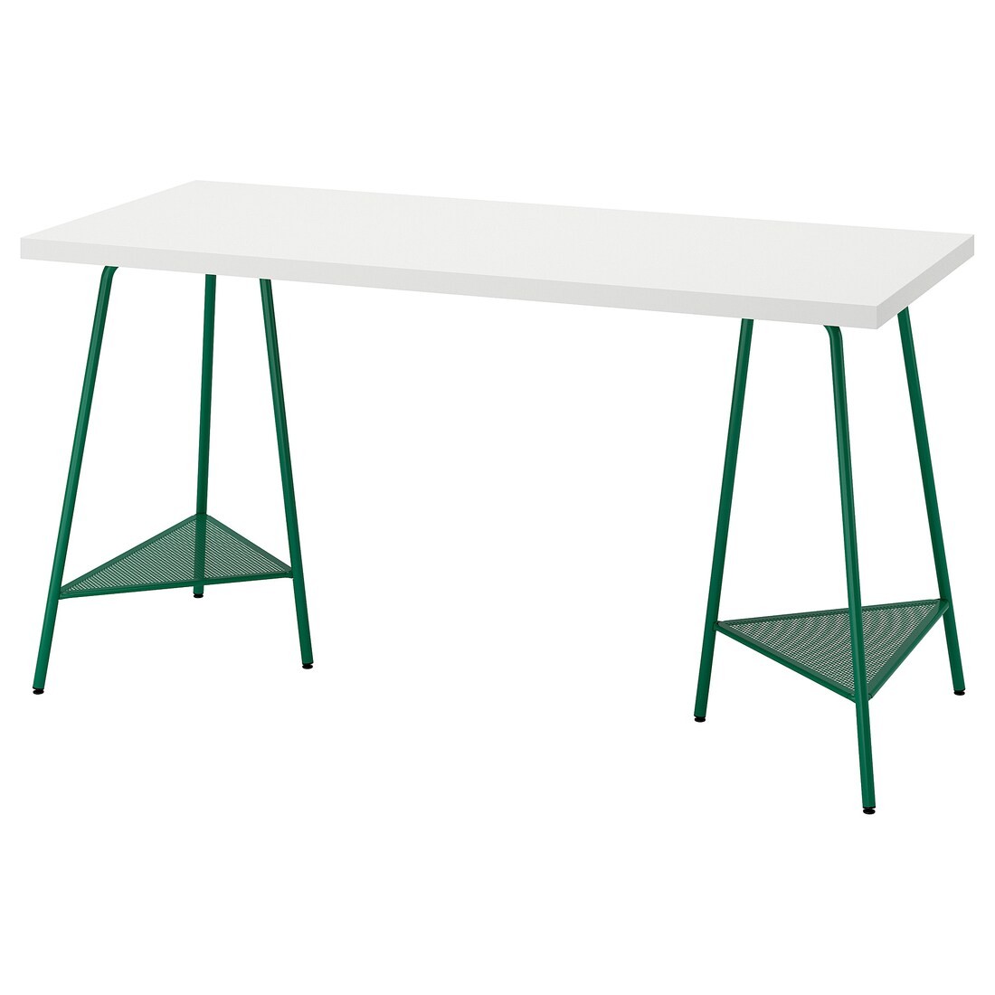 LAGKAPTEN ЛАГКАПТЕН / TILLSLAG ТИЛЛЬСЛАГ Письменный стол, белый / зеленый, 140x60 см