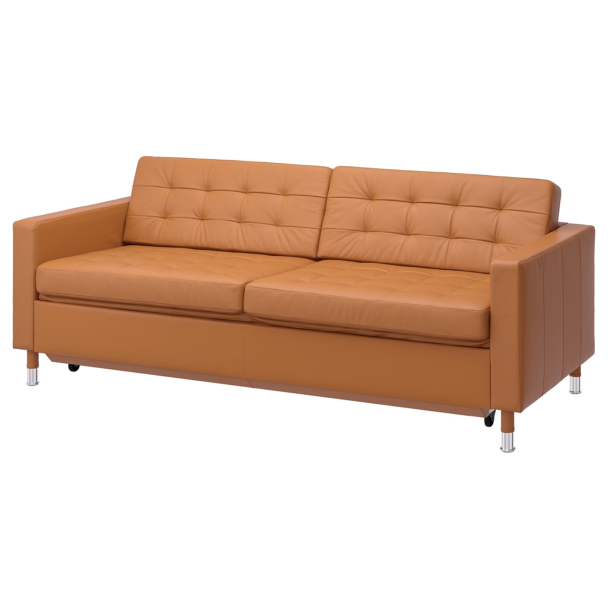 LANDSKRONA Раскладной диван 3-местный, Grann / Bomstad золотисто-коричневый