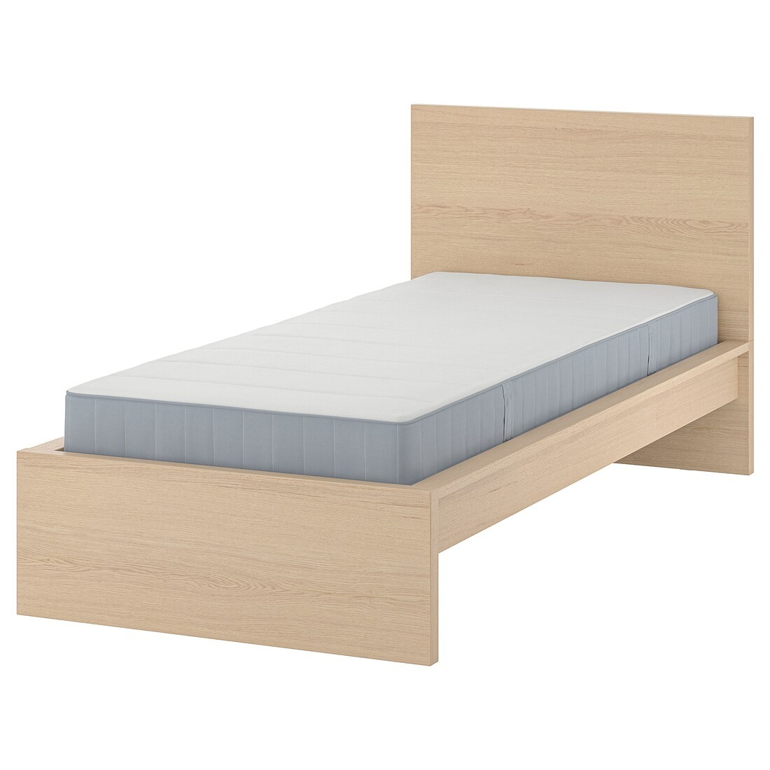 MALM Кровать с матрасом, 90x200 см