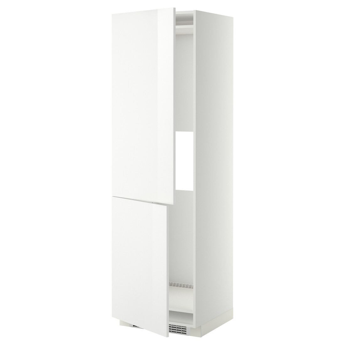 METOD МЕТОД Высокий шкаф для холодильника / морозильника, белый / Ringhult белый, 60x60x200 см