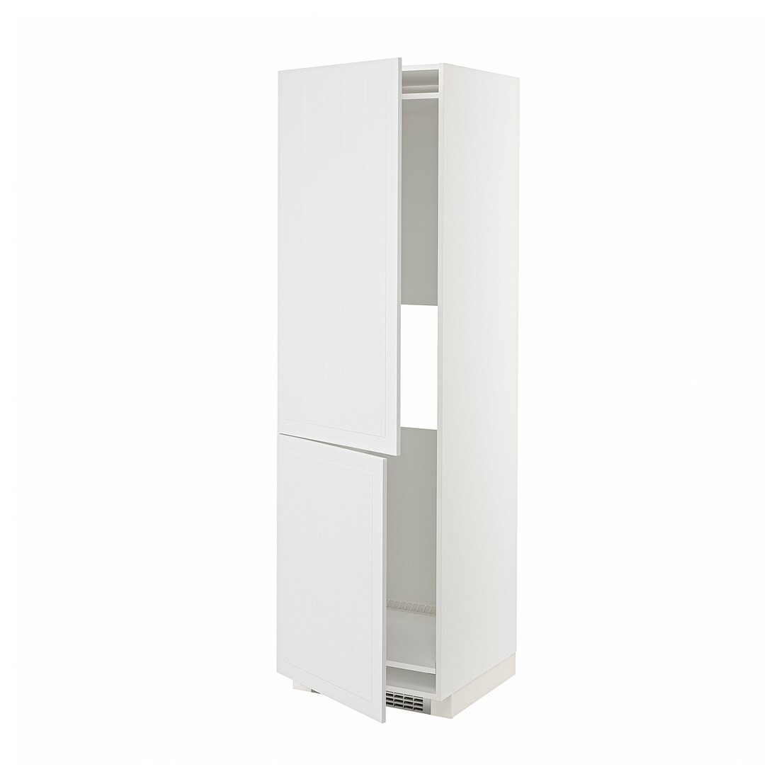 METOD МЕТОД Высокий шкаф для холодильника / морозильника, белый / Stensund белый, 60x60x200 см