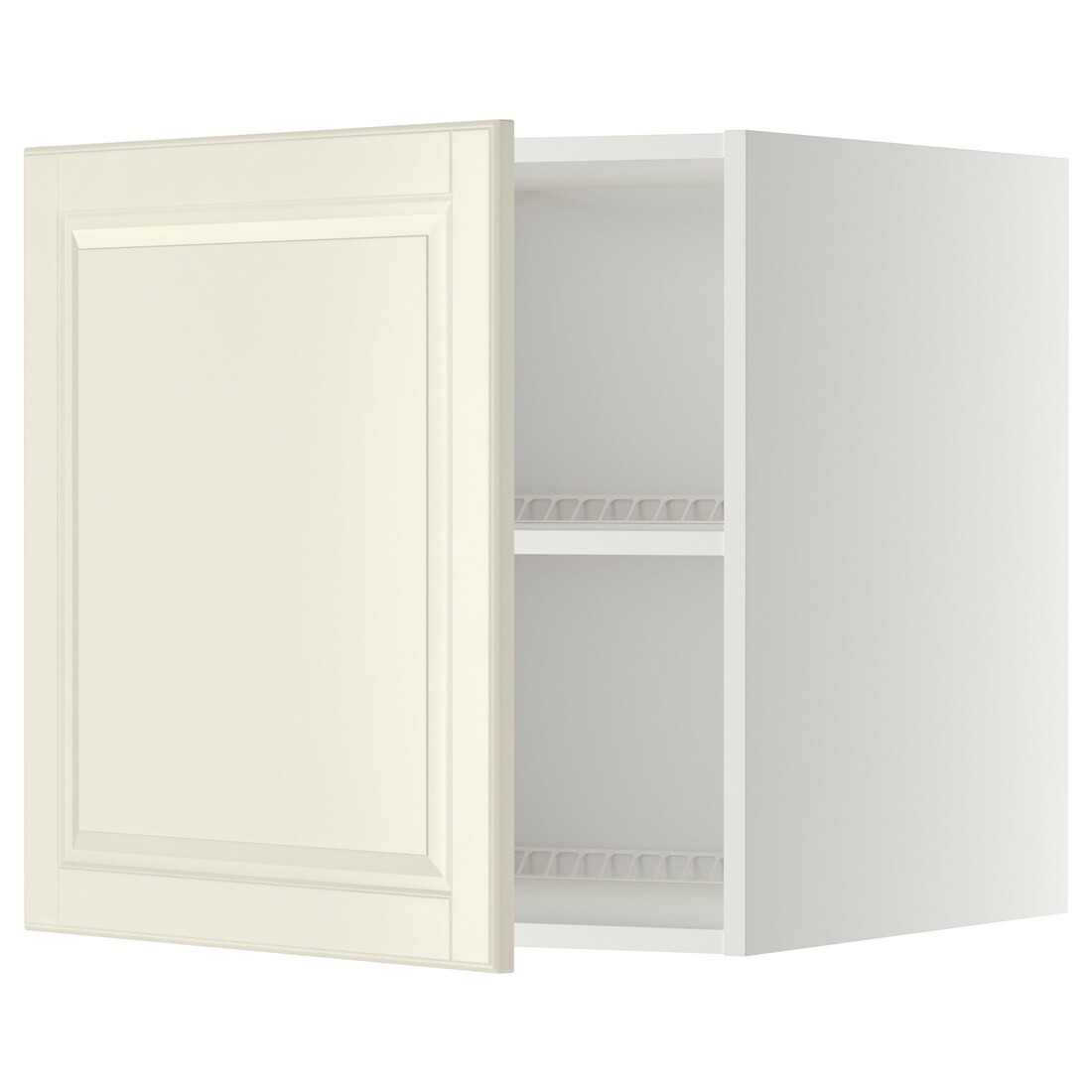 METOD МЕТОД Верхний шкаф для холодильника / морозильника, белый / Bodbyn кремовый, 60x60 см