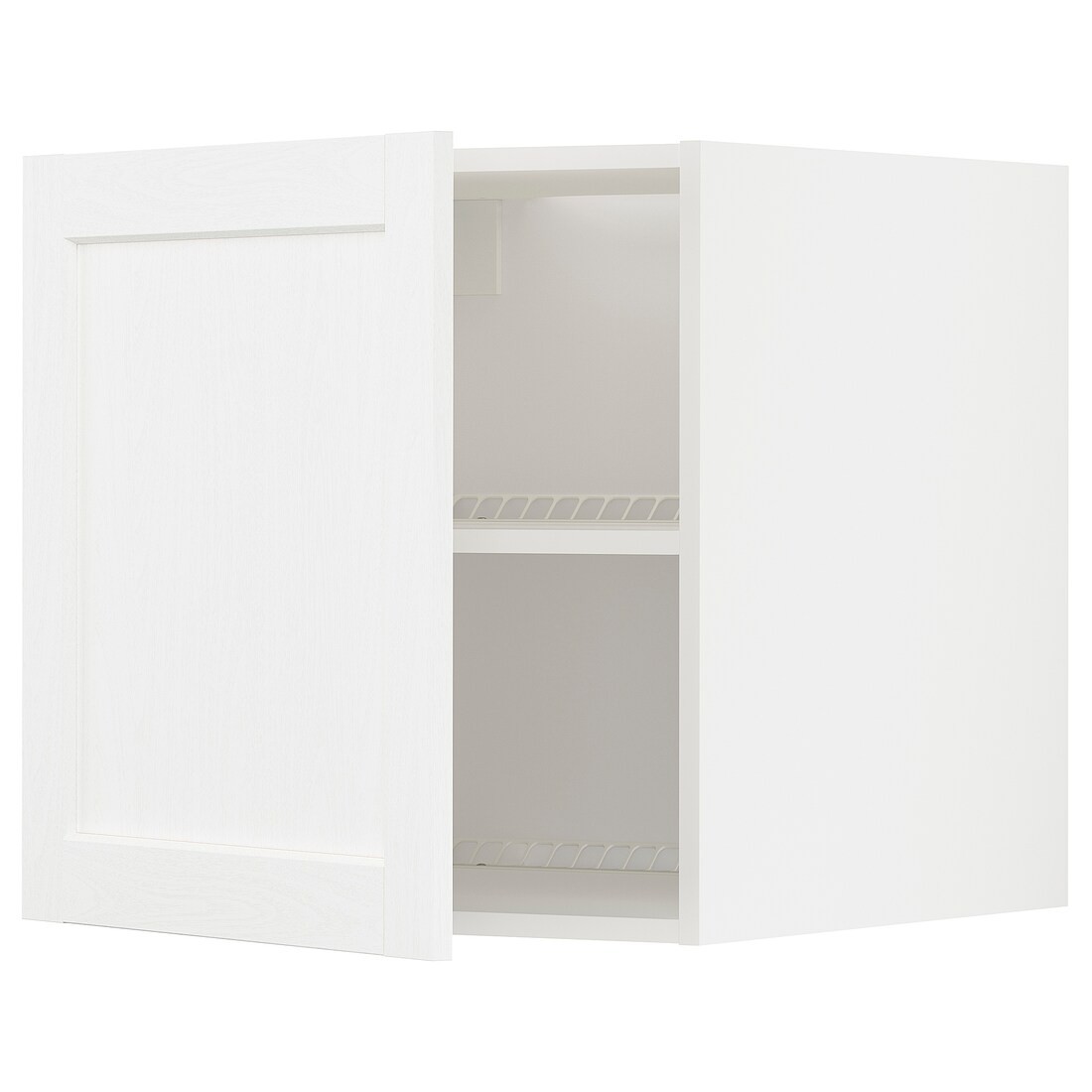 METOD МЕТОД Верхний шкаф для холодильника / морозильника, белый Enköping / белый имитация дерева, 60x60 см