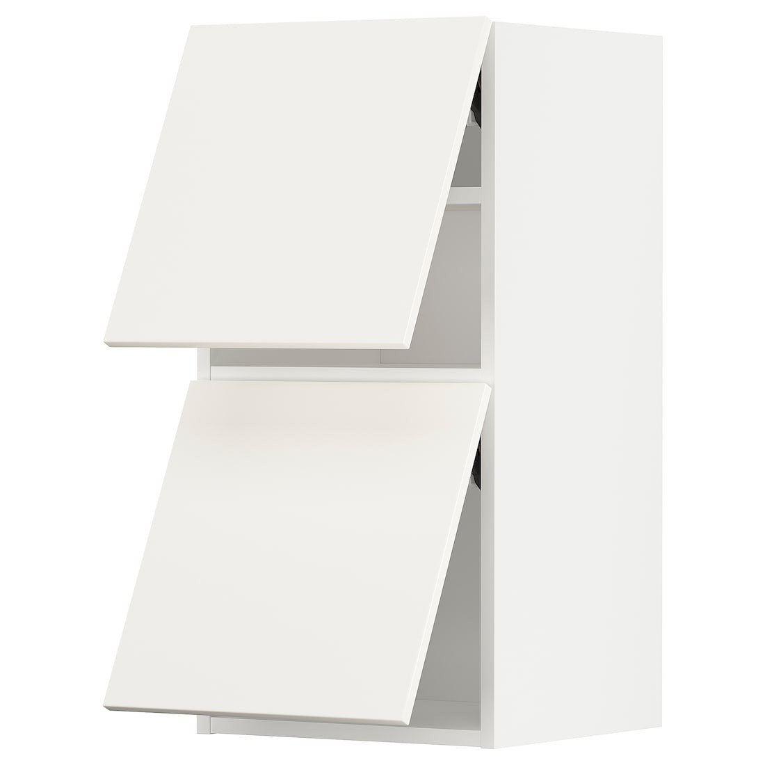 METOD МЕТОД Навесной горизонтальный шкаф / 2 двери, белый / Veddinge белый, 40x80 см