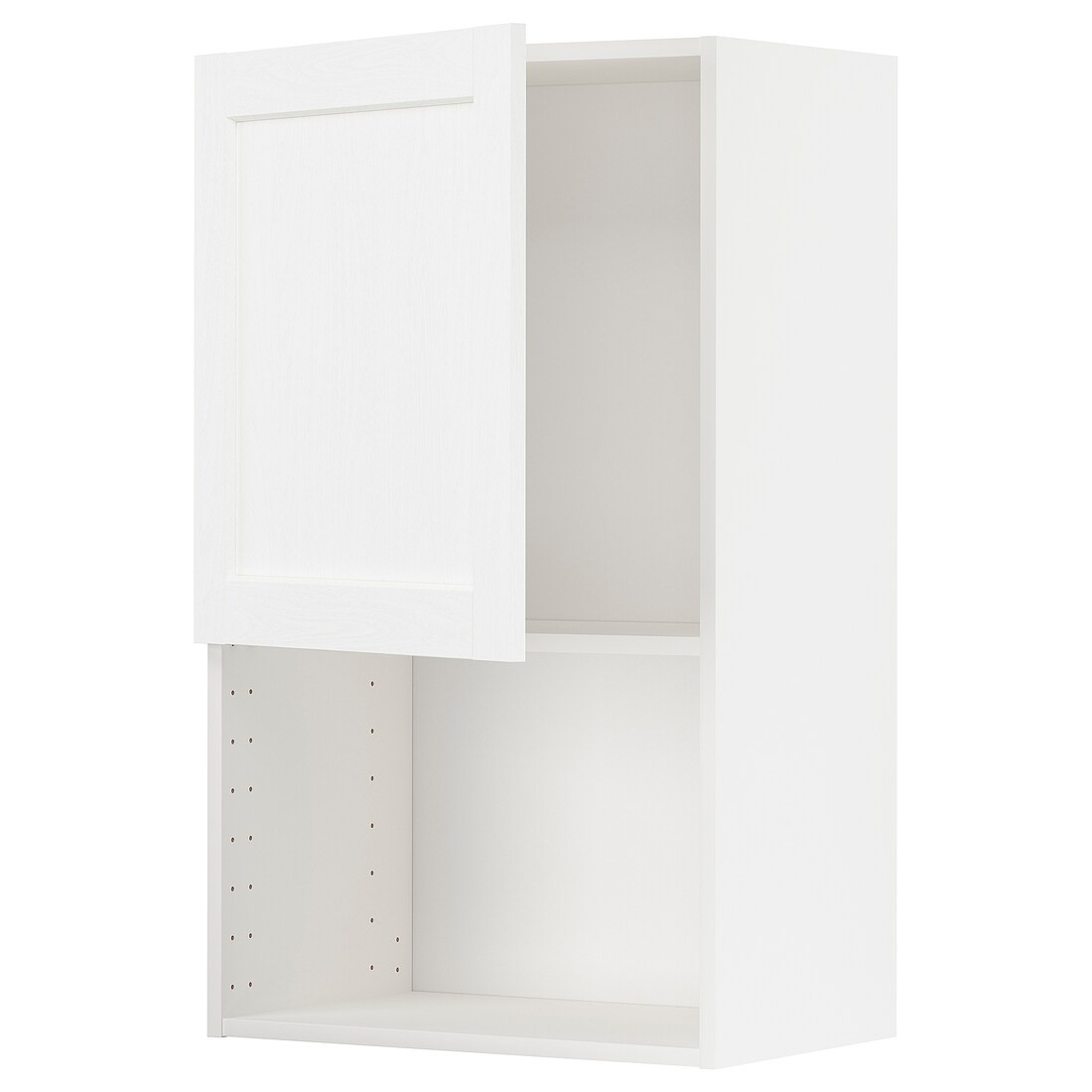 METOD МЕТОД Навесной шкаф для СВЧ-печи, белый Enköping / белый имитация дерева, 60x100 см