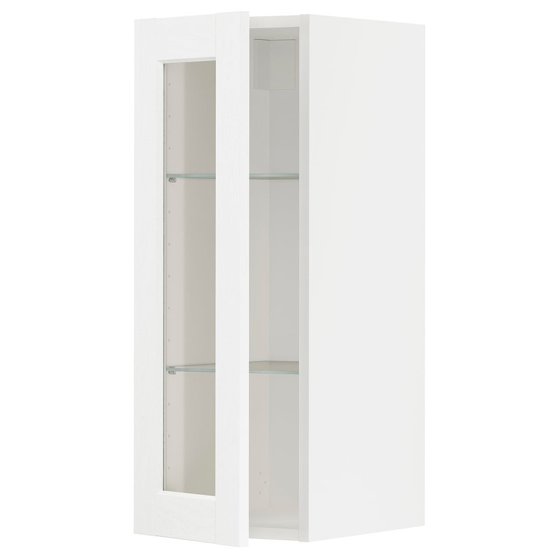 METOD МЕТОД Навесной шкаф, белый Enköping / белый имитация дерева, 30x80 см