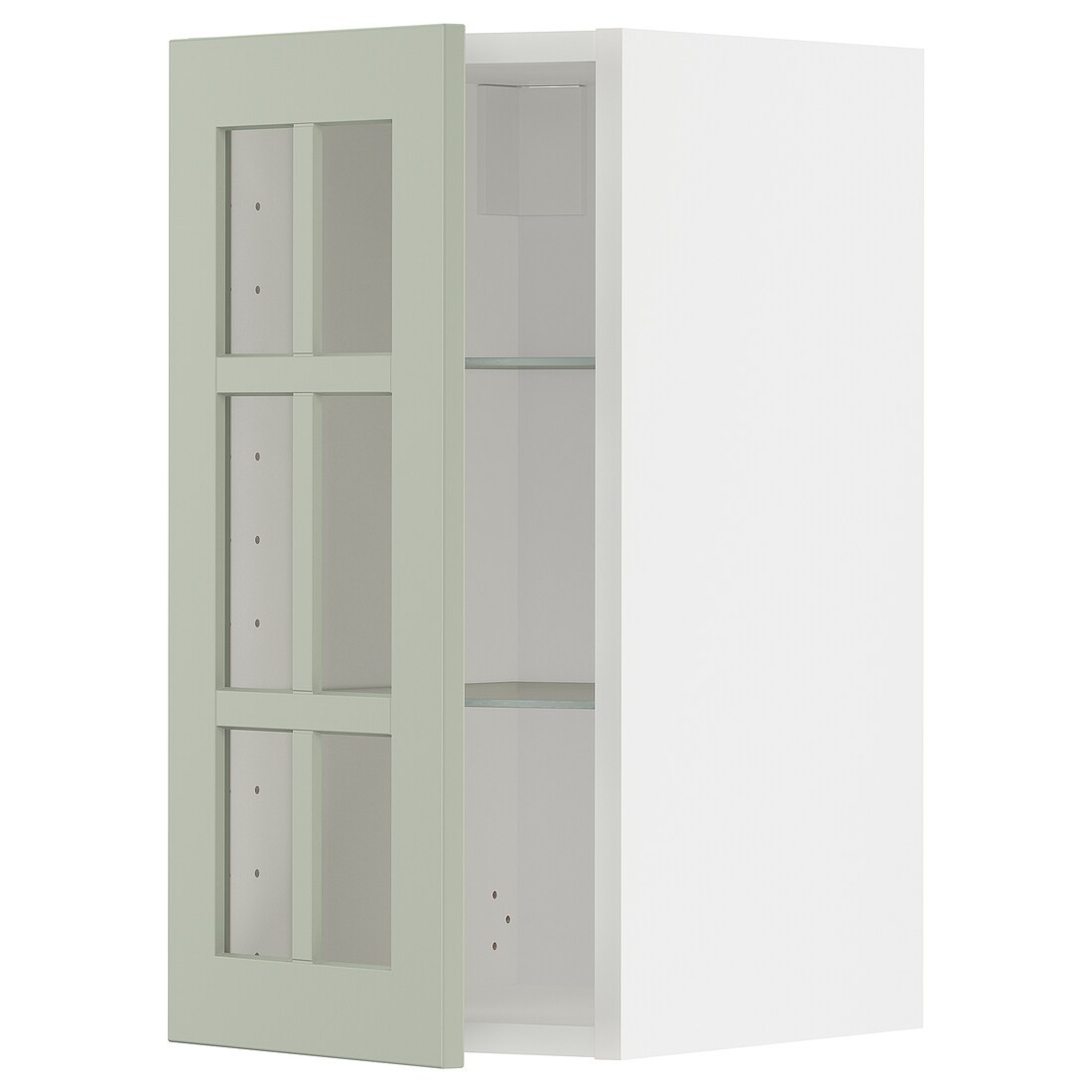 METOD МЕТОД Навесной шкаф, белый / Stensund светло-зеленый, 30x60 см