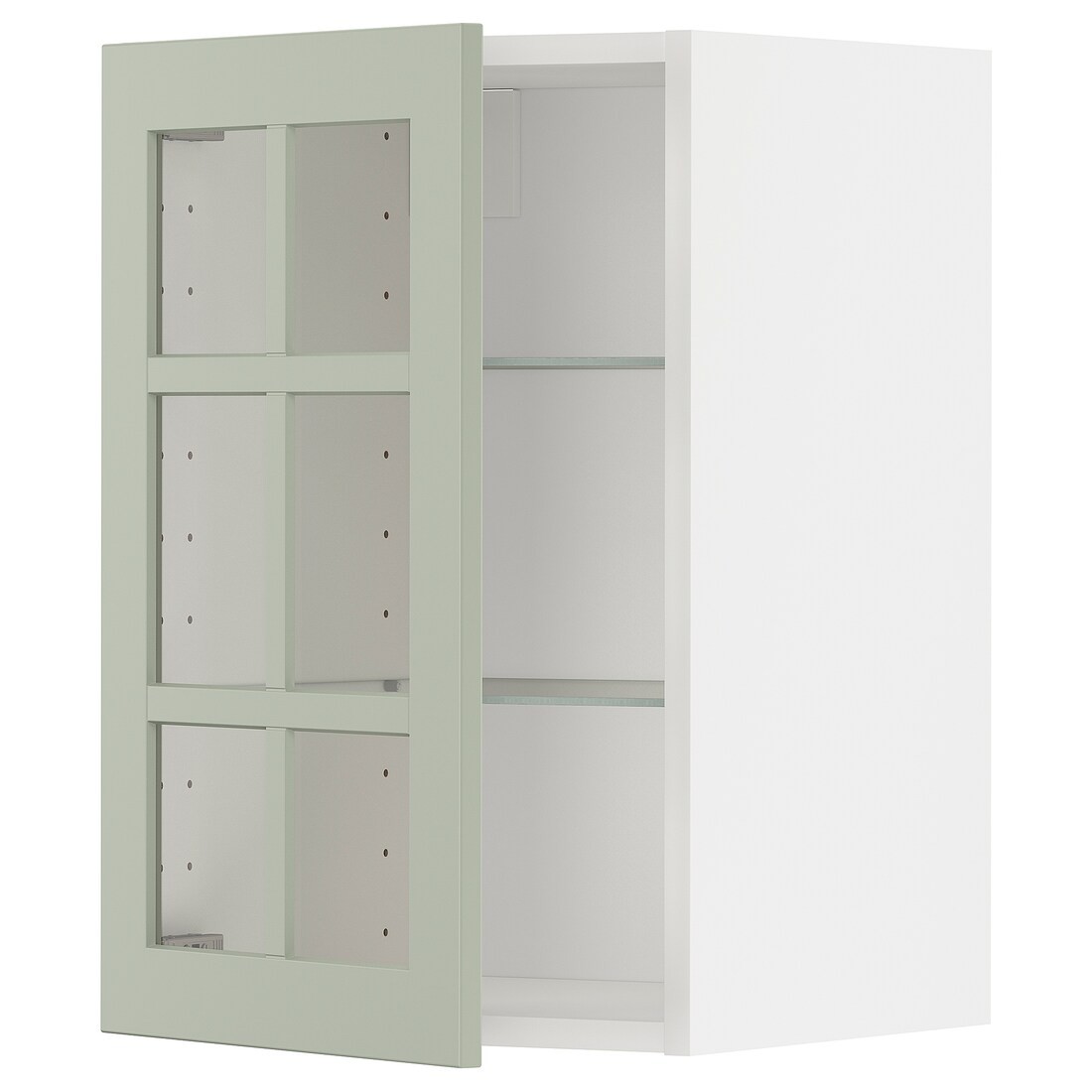METOD МЕТОД Навесной шкаф, белый / Stensund светло-зеленый, 40x60 см