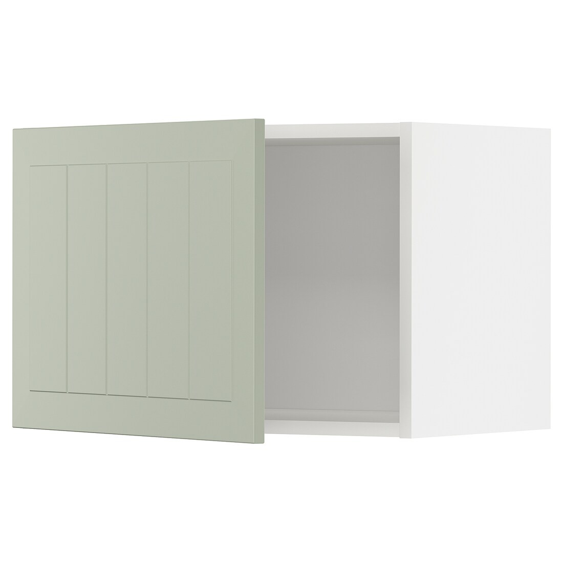 METOD МЕТОД Настенный шкаф, белый / Stensund светло-зеленый, 60x40 см