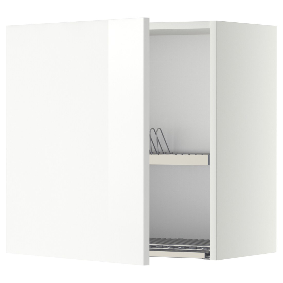 METOD МЕТОД Навесной шкаф с сушилкой, белый / Ringhult белый, 60x60 см
