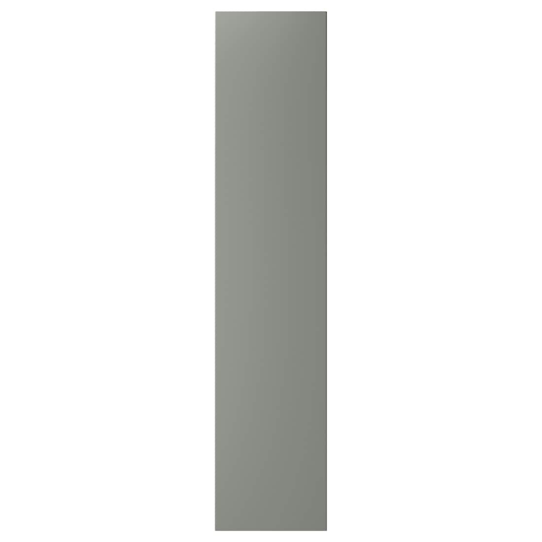REINSVOLL РЕИНСВОЛЛ Двери с петлями, серо-зеленый, 50x229 см