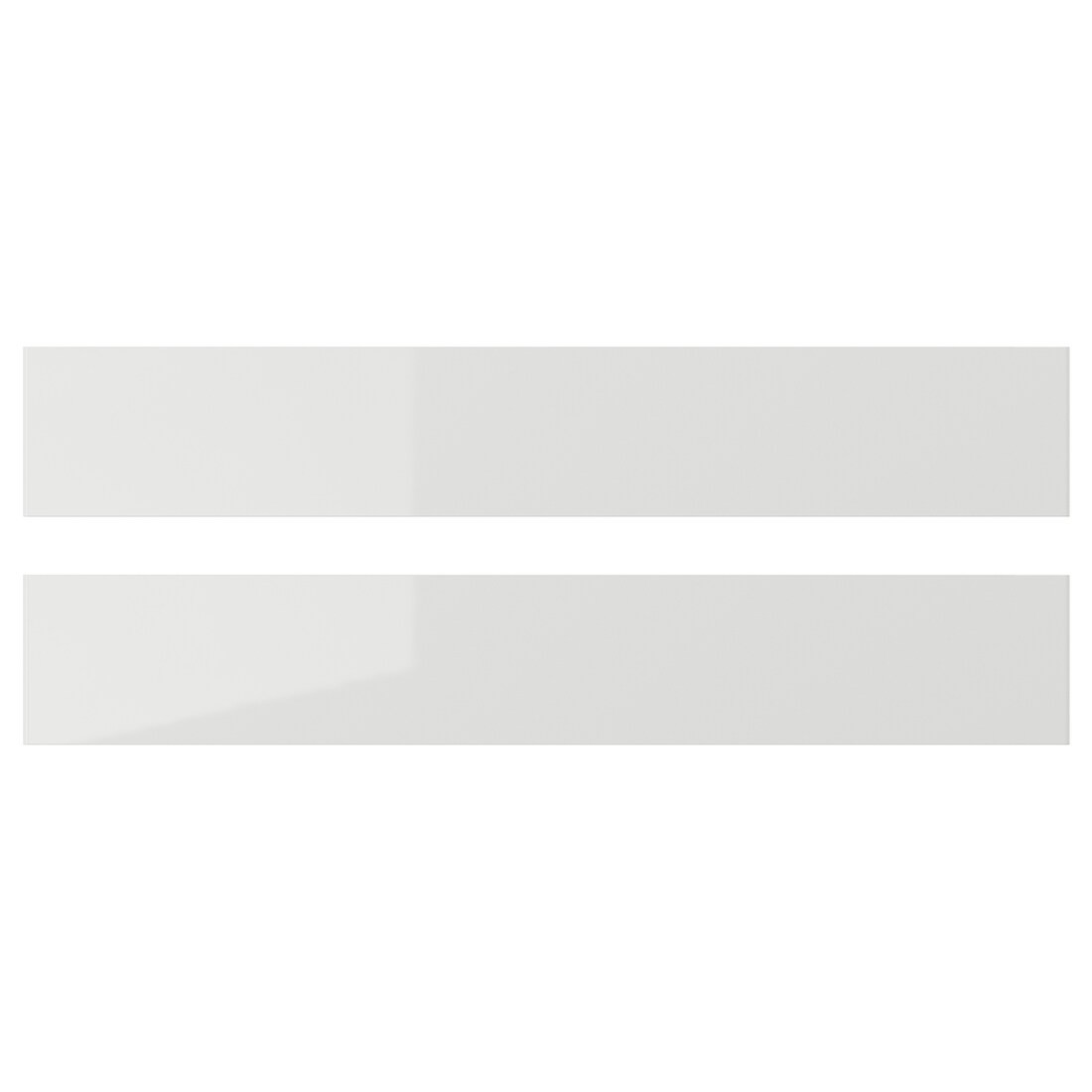 RINGHULT РИНГУЛЬТ Фронтальная панель ящика, глянцевый светло-серый, 60x10 см