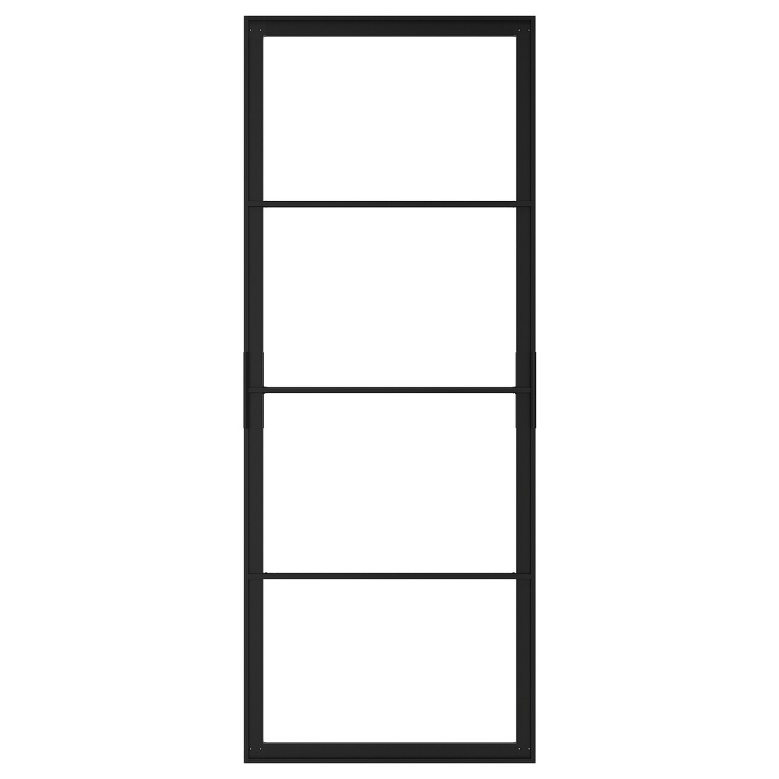 SKYTTA Рама раздвижной двери, черный, 77x196 см