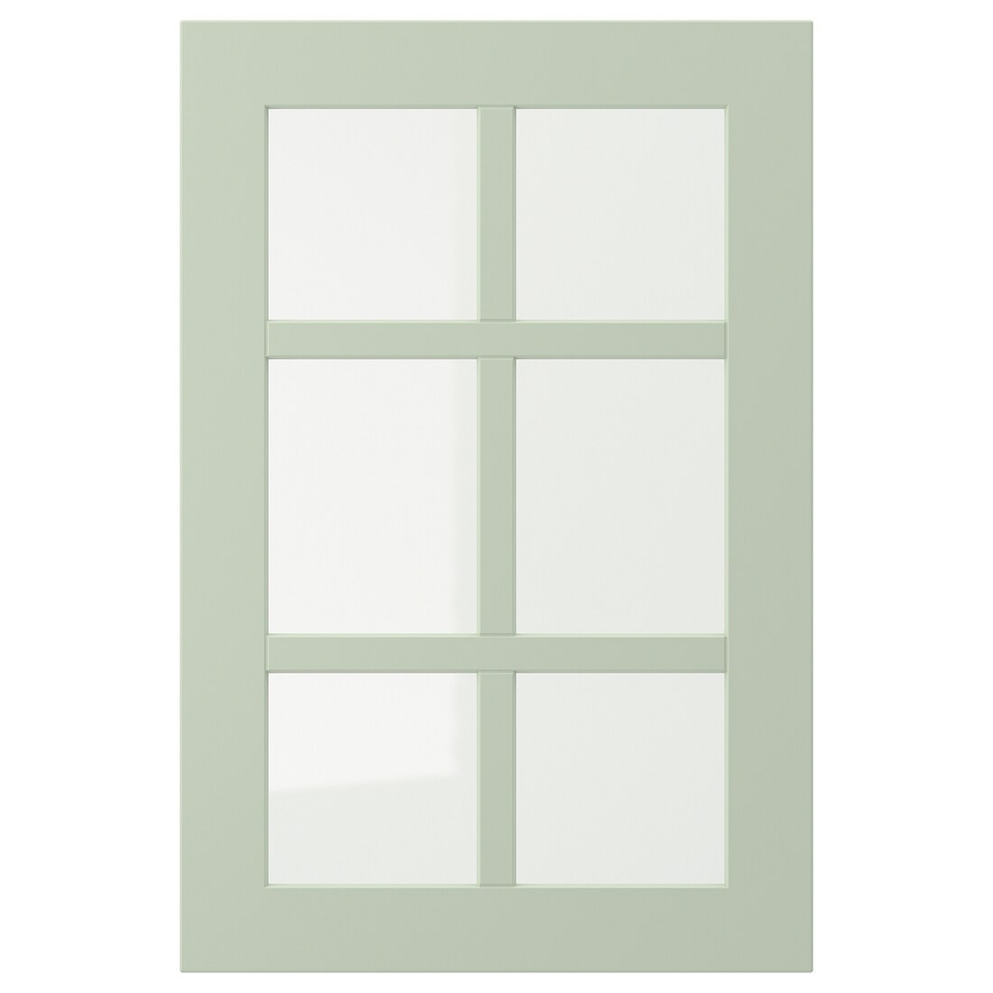 STENSUND СТЕНСУНД Стеклянная дверь, светло-зеленый, 40x60 см