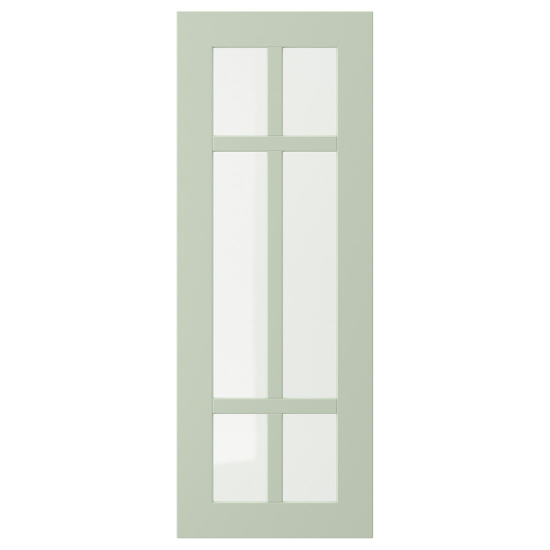 STENSUND СТЕНСУНД Стеклянная дверь, светло-зеленый, 30x80 см