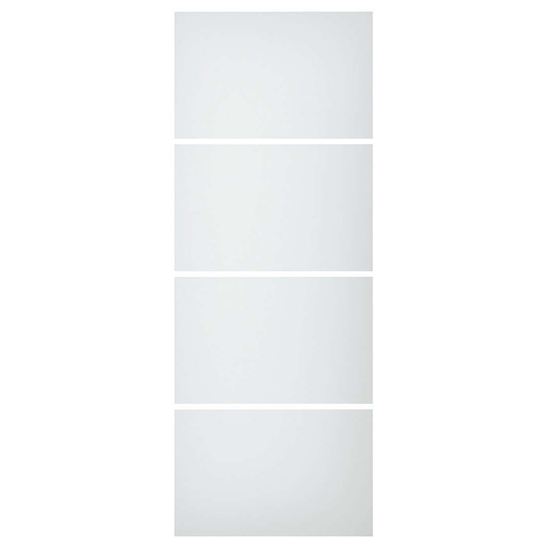 SVARTISDAL СВАРТИСДАЛЬ 4 панели для рамы раздвижной двери, белый имитация бумаги, 75x201 cм